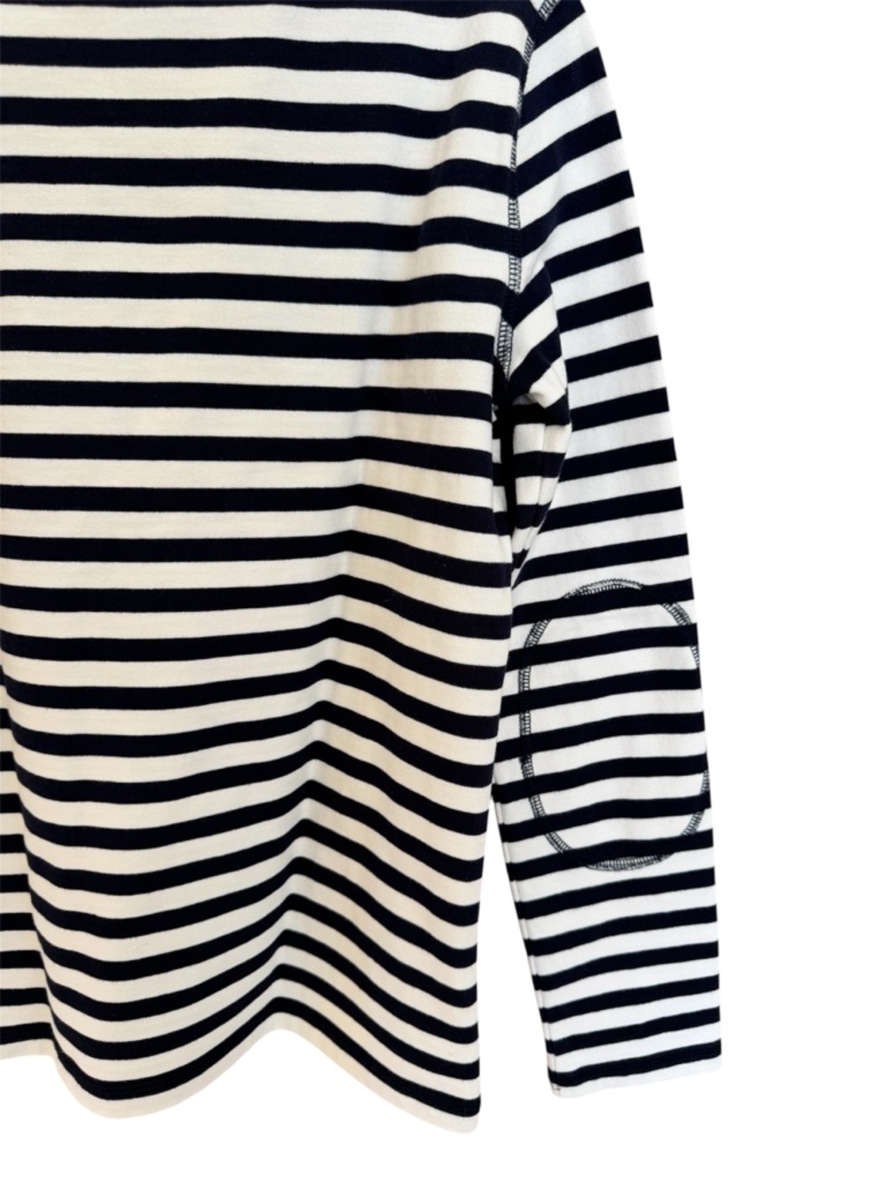 Belstaff Christina Maritime Striped Cotton Long Sleeve Navy Blue Shirt Small - Picture 8 of 10